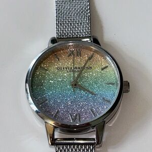 Sterling silver Olivia Burton watch NWOT